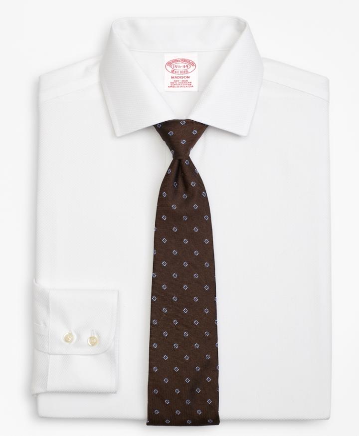 Brooks Brothers Men's Regular Fit Classic-fit Dress Shirt, Non-iron Parquet
