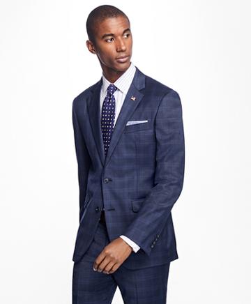 Brooks Brothers Milano Fit Plaid Suit