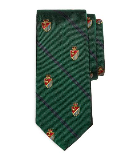 Brooks Brothers Golden Fleece Crest Striped Tie