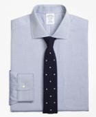 Brooks Brothers Men's Non-iron Slim Fit English Collar Dobby Dress Shirt
