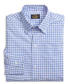 Brooks Brothers Own Make Blue Gingham Sport Shirt