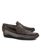 Brooks Brothers Men's Harrys Of London Suede Basel Loafers