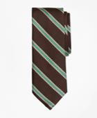 Brooks Brothers Men's Textured Bb#2 Stripe Tie