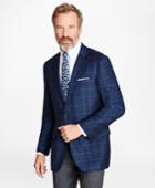 Brooks Brothers Men's Madison Fit Navy Check Sport Coat