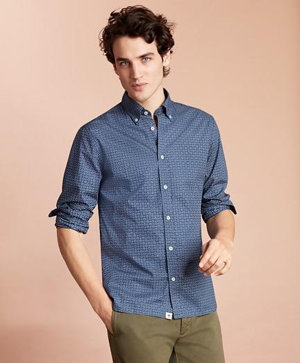 Brooks Brothers Foulard-print Poplin Sport Shirt