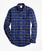 Brooks Brothers Men's Non-iron Madison Fit Graph Check Sport Shirt
