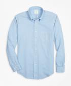 Brooks Brothers Men's Milano Fit Garment-dyed Seersucker Sport Shirt