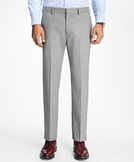 Brooks Brothers Slim-fit Sharkskin Stretch-wool Suit Trousers