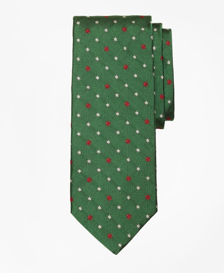 Brooks Brothers Men's Snowflake Tie