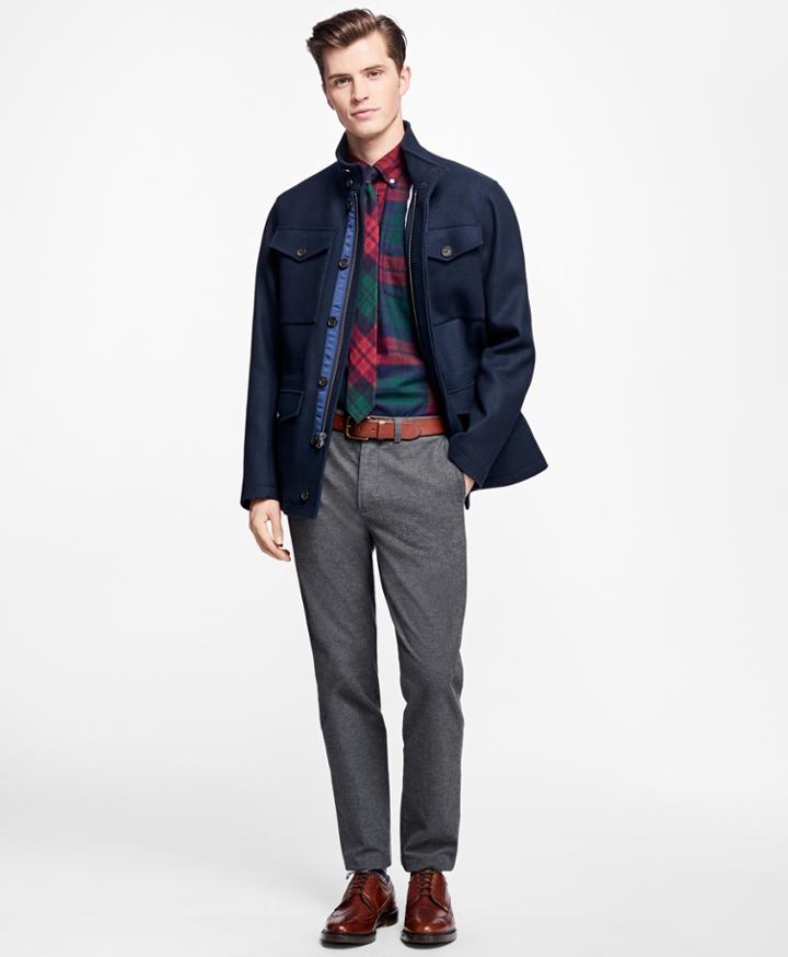 Brooks Brothers Men's Double-faced Four-pocket Jacket