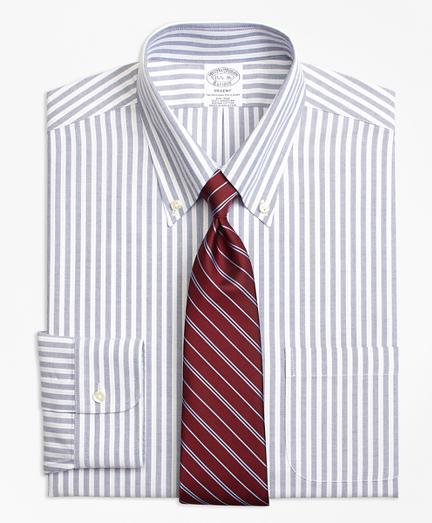 Brooks Brothers Non-iron Regent Fit Brookscool Ground Split Stripe Dress Shirt