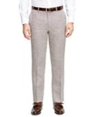 Brooks Brothers Men's Fitzgerald Fit Linen Check Trousers