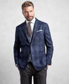 Brooks Brothers Golden Fleece Blue Plaid Sport Coat