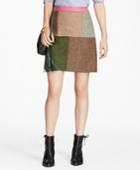 Brooks Brothers Women's Patchwork Tweed Skirt