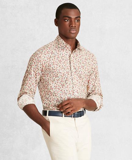 Brooks Brothers Golden Fleece Regent Fit Multi-color Floral Sport Shirt