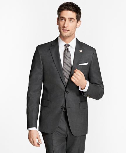 Brooks Brothers Regent Fit Saxxon Wool Slim Stripe 1818 Suit
