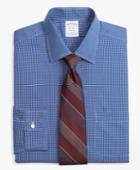 Brooks Brothers Men's Stretch Slim Fitted Dress Shirt, Non-iron Ground Check