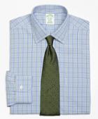 Brooks Brothers Non-iron Milano Fit Gingham Overcheck Dress Shirt