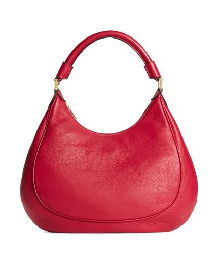 Brooks Brothers Medium Pebble Calfskin Hobo