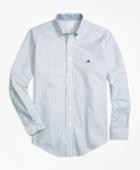 Brooks Brothers Men's Non-iron Brookscool Regent Fit Stripe Sport Shirt