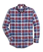 Brooks Brothers Non-iron Milano Fit Graphic Plaid Sport Shirt