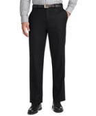 Brooks Brothers Madison Fit Plain-front Flannel Trousers