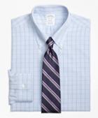 Brooks Brothers Non-iron Regent Fit Houndstooth Triple Overcheck Dress Shirt