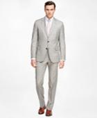 Brooks Brothers Men's Regent Fit Saxxon Wool Brown Plaid 1818 Suit