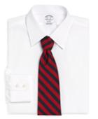 Brooks Brothers Men's Slim Fit Tennis Collar Dress Shirt