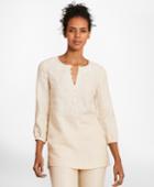 Brooks Brothers Women's Soutache-embroidered Linen Tunic