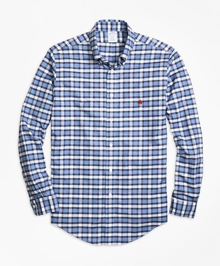 Brooks Brothers Non-iron Regent Fit Heathered Check  Sport Shirt