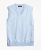 Brooks Brothers Supima Cotton V-neck Sweater Vest