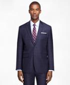 Brooks Brothers Milano Fit Saxxon Mini Plaid 1818 Suit