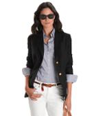Brooks Brothers Petite Loro Piana Classic Fit Two-button Blazer