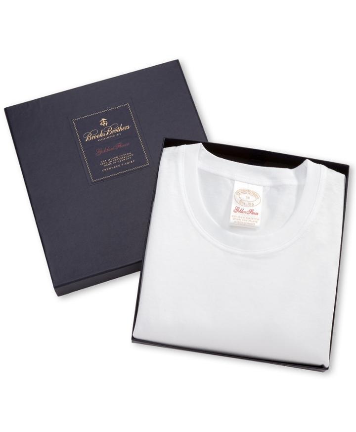 Brooks Brothers Men's Sea Island Crew Tee Shirt