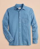Brooks Brothers Men's Indigo-dyed Dobby Sport Shirt