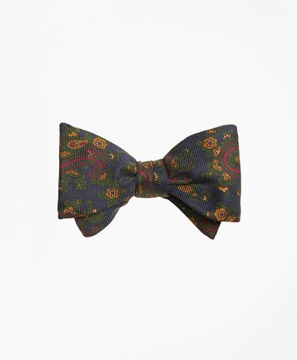 Brooks Brothers Ancient Madder Paisley Print Bow Tie
