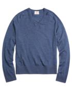 Brooks Brothers Men's Merino Wool V-neck Sweater