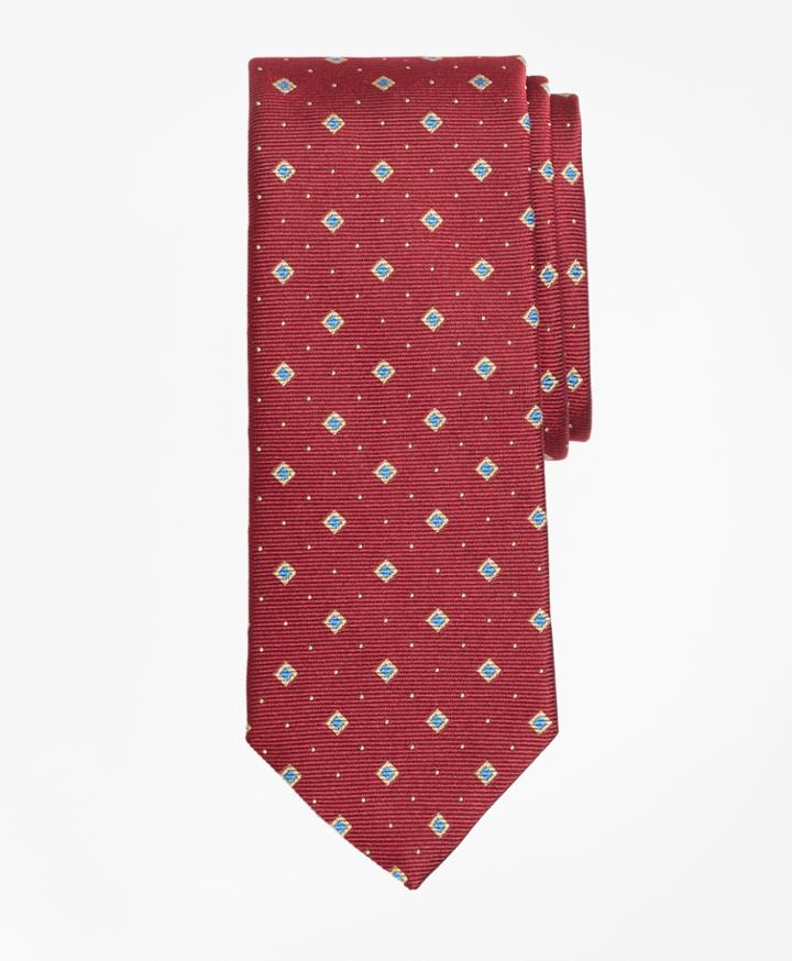 Brooks Brothers Men's Diamond And Dot Tie