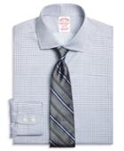 Brooks Brothers Men's Regular Fit Textured Micro Check Dress Shirt