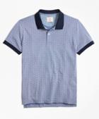 Brooks Brothers Floral-print Cotton Jersey Polo Shirt