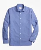 Brooks Brothers Micro-grid Cotton Poplin Nine-to-nine Shirt