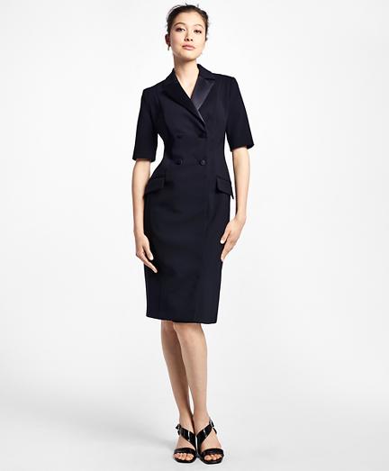 Brooks Brothers Double-breasted Tuxedo Dress
