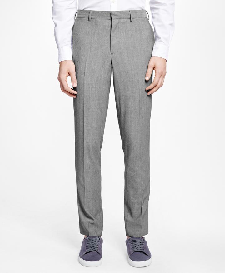 Brooks Brothers Men's Sharkskin Suit Trousers