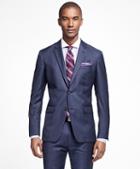 Brooks Brothers Milano Fit Sharkskin With Windowpane 1818 Suit