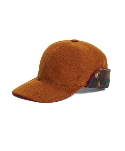 Brooks Brothers Pendleton Baseball Cap With Ear Flaps