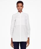 Brooks Brothers Pleated Cotton Broadcloth Tunic