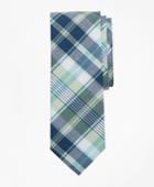 Brooks Brothers Men's Green Madras Tie
