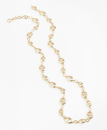 Brooks Brothers Gold-plated Bb-link Chain Necklace