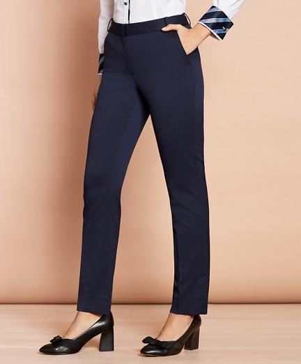 Brooks Brothers Slim-fit Stretch Wool Pants